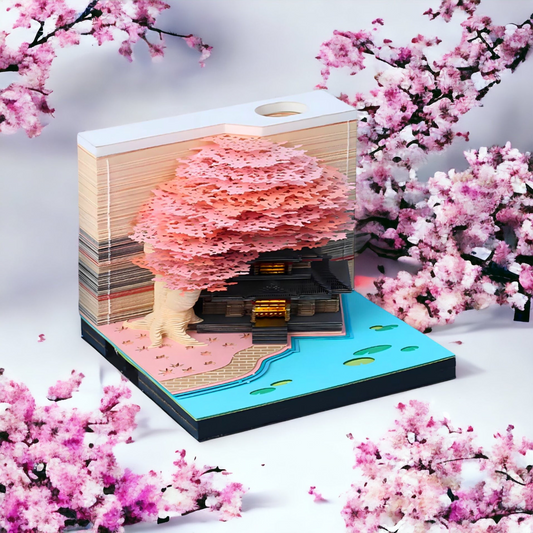 Karomi® 3D Sakura Temple (With Light)