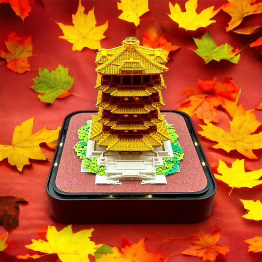 Karomi® 3D Pagoda Temple(With Light & Calendar 2024)